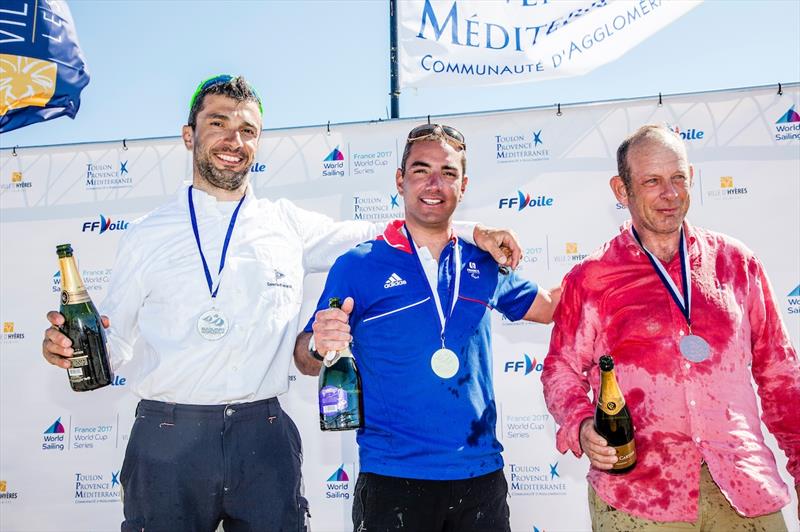 Damien Seguin wins the 2.4mR class at World Cup Hyères - photo © Jesus Renedo / Sailing Energy / World Sailing