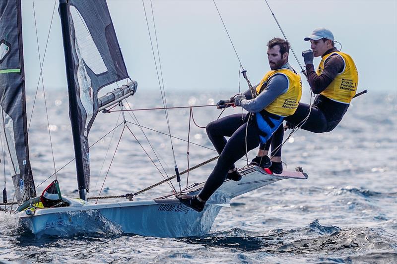 Last Chance Regatta at Hyères Day 2 photo copyright Sailing Energy / World Sailing taken at COYCH Hyeres and featuring the 49er class