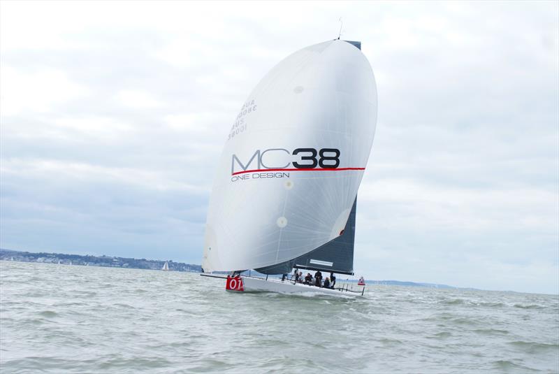 The first MC38 sailing in the Solent - photo © Ancasta