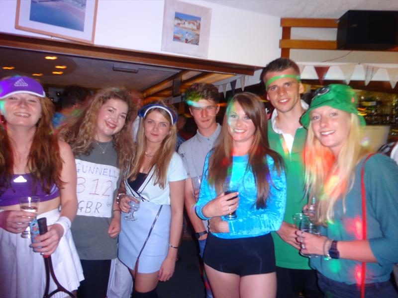 Sporting legends fancy dress disco during the Noble Marine Enterprise Nationals at Paignton photo copyright Paula Southworth taken at Paignton Sailing Club and featuring the Enterprise class