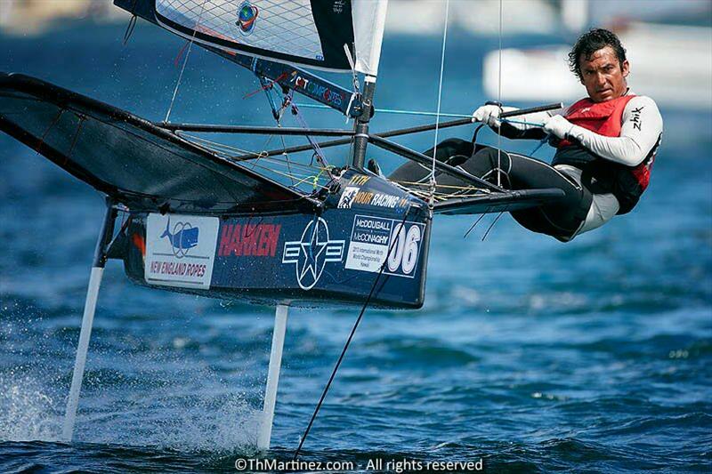 Former World Champion, Bora Gulari, demonstrates his winning style - photo © Th.Martinez / Sea&Co. / www.thmartinez.com