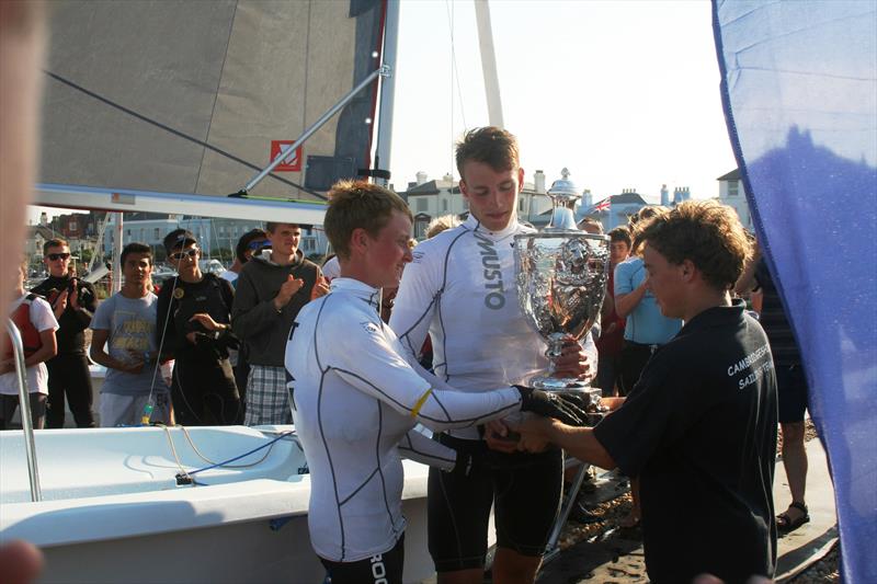 Michael Calvert and Max Taylor-Nobbs win the NSSA Mount Haes Trophy photo copyright Dave Webb taken at Downs Sailing Club and featuring the Laser Bahia class