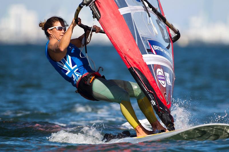 Bryony Shaw on day 3 at ISAF Sailing World Cup Miami - photo © Ocean Images / British Sailing Team
