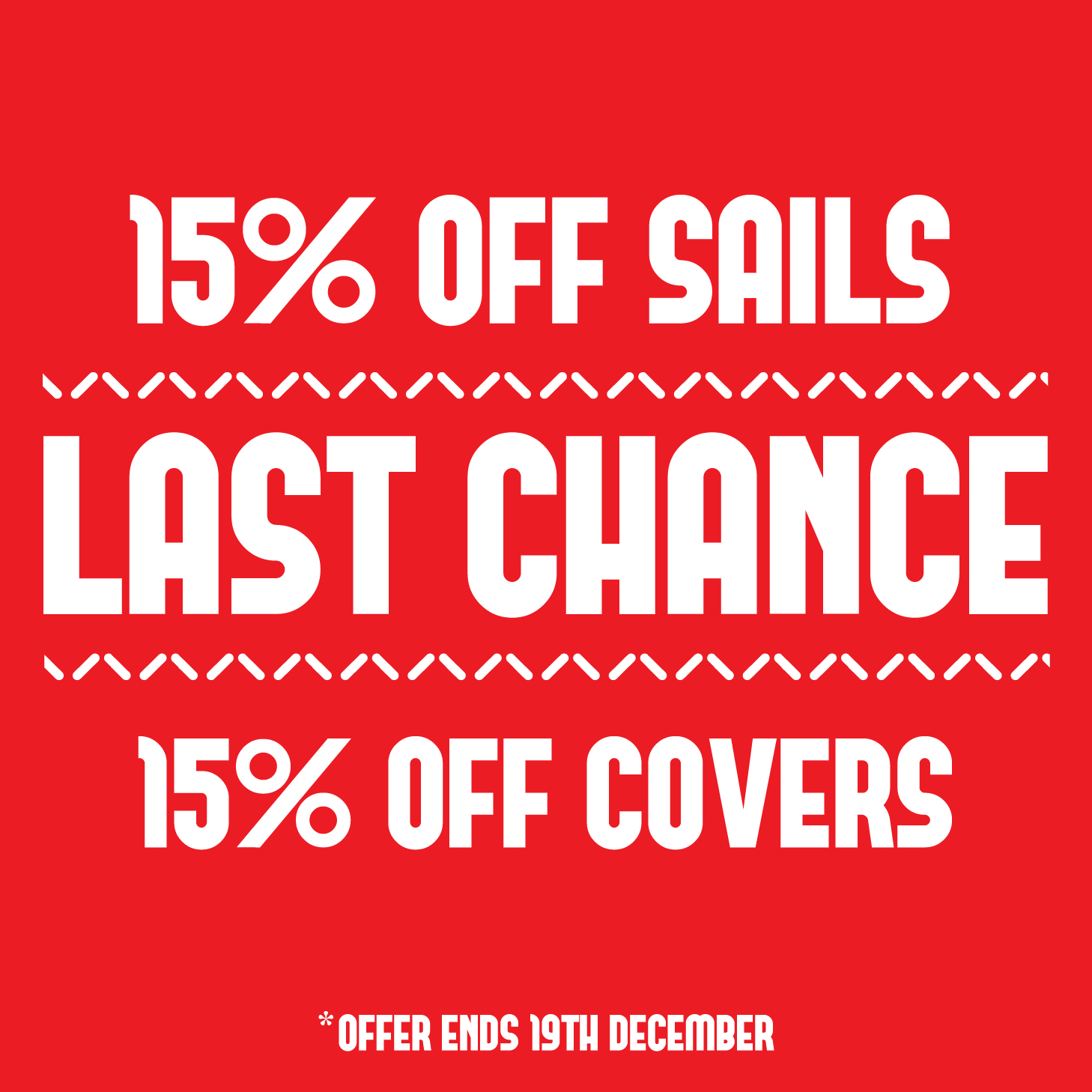 Sail & Cover Sale - Last Chance!
