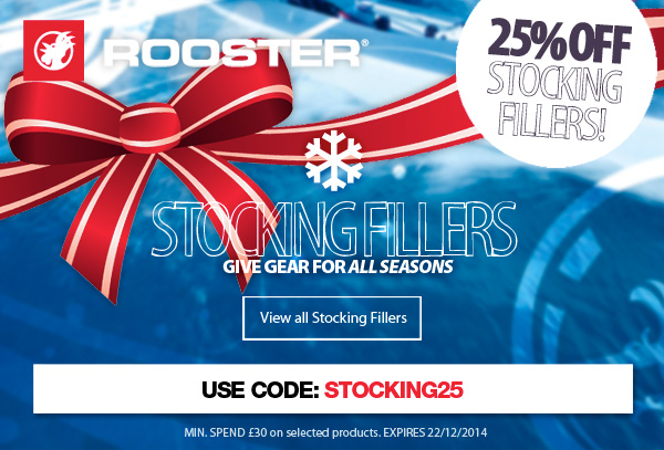 SAVE 25% OFF a great selection of Stocking Fillers.