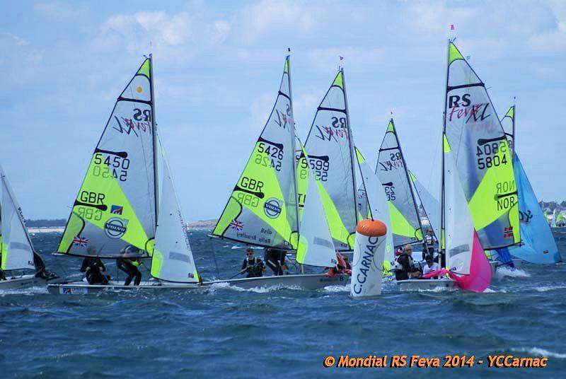 Allen RS Feva Worlds day 3 in Carnac photo copyright YCCarnac taken at Yacht Club de Carnac and featuring the RS Feva class