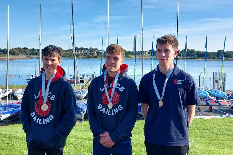 Lancashire A take second in the NSSA Singlehanded Team Racing Championship photo copyright Emily Castle taken at Bartley Sailing Club and featuring the Team Racing class