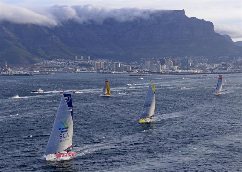 Start of Volvo Ocean Race leg 2 in Cape Town photo copyright Rick Tomlinson / www.rick-tomlinson.com taken at  and featuring the Volvo One-Design class