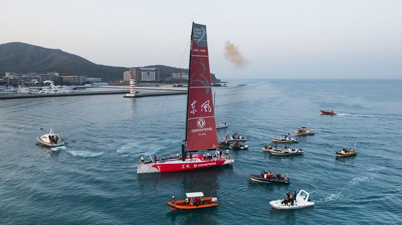 Dongfeng Race Team win leg 3 of the Volvo Ocean Race photo copyright Victor Fraile / Volvo Ocean Race taken at  and featuring the Volvo One-Design class